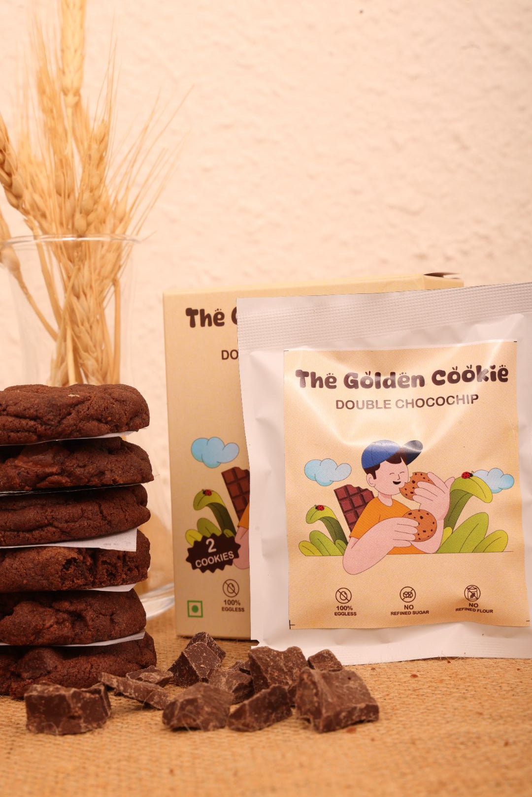 Whole Wheat Double Chocochip Cookie