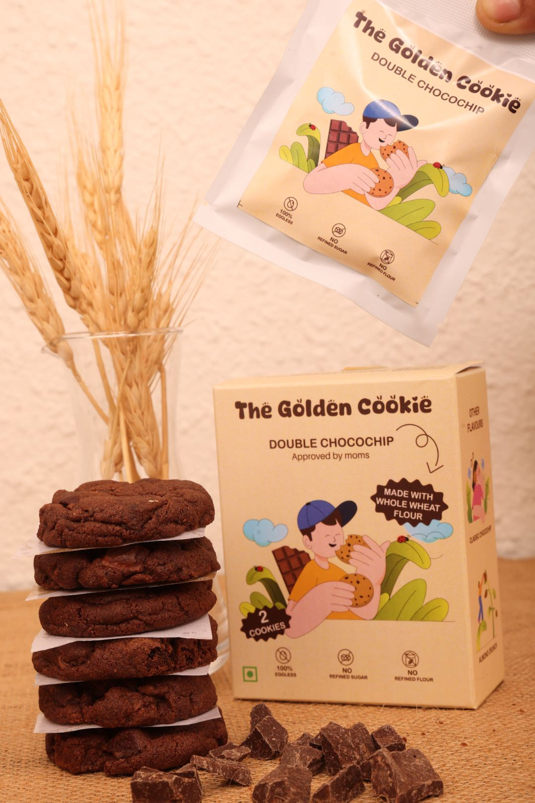 Whole Wheat Double Chocochip Cookie